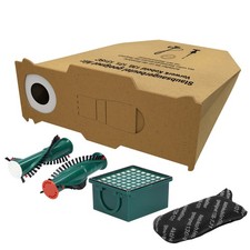 30 Beutel Bürsten 2 Filter geeignet für Vorwerk Kobold VK 130 131 VK130 VK131