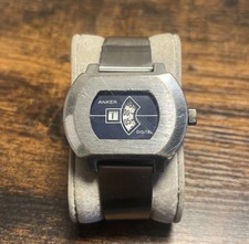 Vintage Herrenarmbanduhr Digitalscheibe Anker Digital Handaufzug, funktioniert