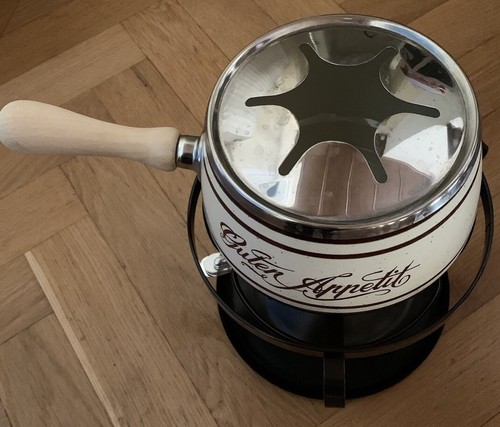 Retro design fonduetopf mit - retro,