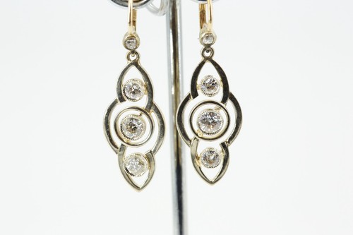 Art deco ohrringe 585 gold - art,