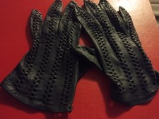 Damen Leder Handschuhe Vintage