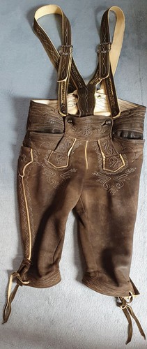Hirschlederhose kniebund - hirschlederhose, /