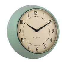 Nostalgische metall wanduhr - metall,