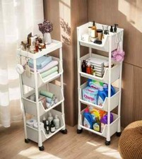 HABO Trolley Bücherregal Küchen-Lagerschrank für Ecke, Badezimmer Home Organizer
