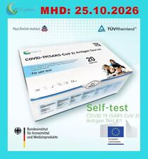 COVID-19 Schnelltest 10 Stück – Selbsttest Laientest CE TÜV MHD 10/2026 Neu