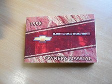 Owner`s manual Betriebsanleitung Chevrolet Venture  Modelljahr 1998