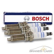 3x BOSCH SUPER ZÜNDKERZE ZÜNDKERZEN FÜR SMART FORTWO 451 1.0 +Turbo Brabus AB 07