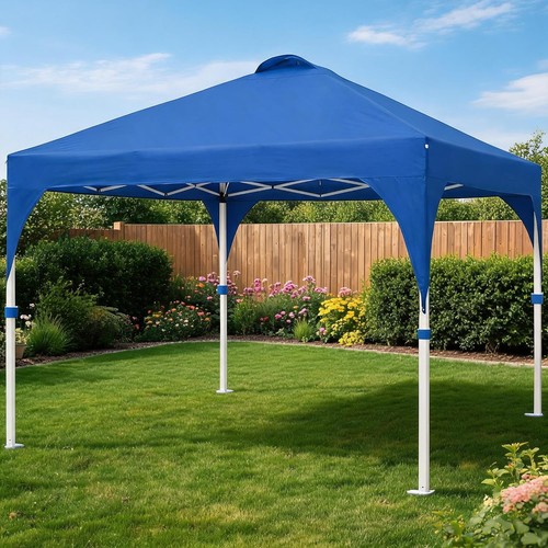 Pavillon 3x3m blau - pavillon,