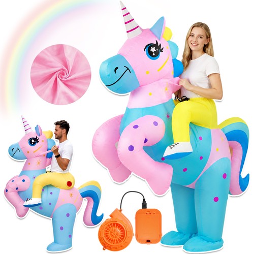 Aufblasbares einhorn kostüm - aufblasbares,