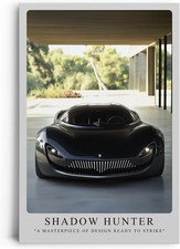 futuristischer schwarzer