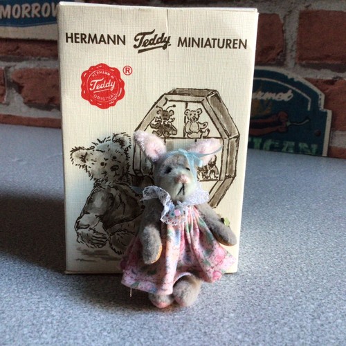 Teddy hermann miniatur grauer - miniatur,