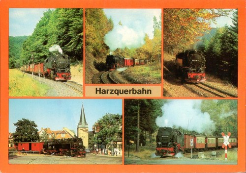 Harzquerbahn alte ak ddr - harzquerbahn,