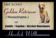 Fussmatte " Hier wohnt Golden