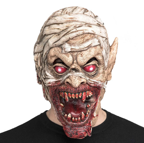 Zombie mumien vollkopfmaske - zombie,