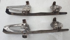 Alte antike Gleitschuhe Anschraubschlittschuhe Polar Contra Stahl Schlittschuhe