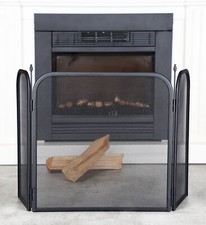 Kamin Funkenschutz 96,5x53 cm - Kaminfunkenschutz Funkenschutzplatte Kamingitter