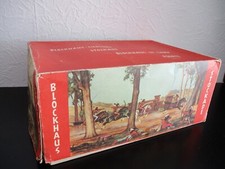 Blockhaus Siedlung Stockade mit Cowboy Figuren