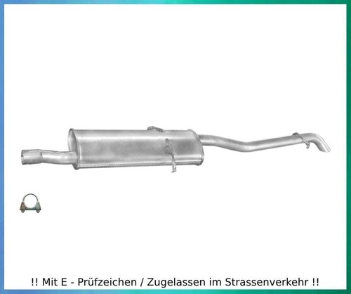 Endschalldämpfer für