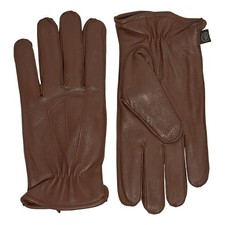Leder-Handschuhe Braun - 100%