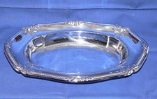 Servierplatte silber