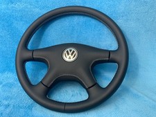 Lenkrad VW T4 Bj 1996 - 2002 Sportlenkrad neu bezogenes Lederlenkrad  