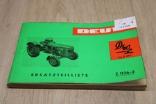 Deutz D40L Ersatzteilliste