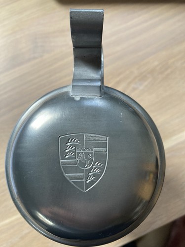 Zinn bierkrug mit klappdeckel - zinn,