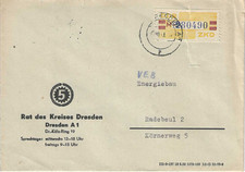 DDR  Dienst ZKD Brief  VWP A