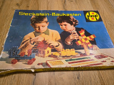 Steckstein-Baukasten DDR Spielzeug Retro Guter Zustand inkl. Anleitung