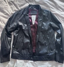 Drykorn Lederjacke Schwarz Gr