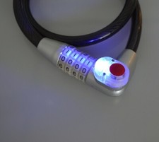 Kabel zahlenschloss mit led - kabel,
