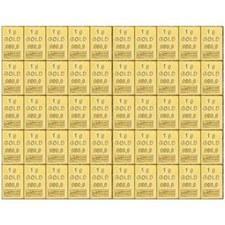 Valcambi Goldtafel Combibar™ - Beliebig voneinander trennbar - 50 x 1 Gramm Gold