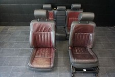 Sitze Ausstattung Rot Schwarz Lederausstattung VW Touareg 7L6 Individual Bicolor