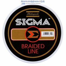 200m SHAKESPEARE "SIGMA Braid" Ø0,10mm 6,9kg Grün geflochtene Angelschnur Schnur