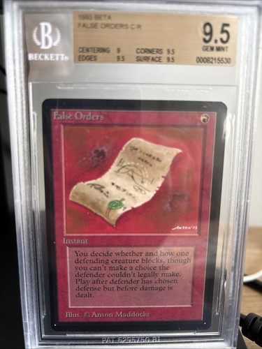 False orders graded gem - graded, mint