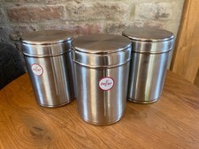 Zeller 27333 Vorratsdose Metalldose Kaffeedose Aufbewahrungsdose aus Edelstahl