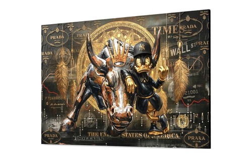 Wall street leinwand bild - leinwand,