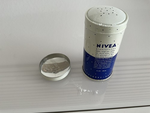 Blechdose nivea kinderpuder - blechdose,