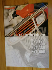 Prospekt KAWASAKI KLF 250 KLF 300 KVF 360 KVF 650      NR.100