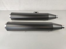 Harley Davidson Softail Universal Endschalldämpfer/ Auspuff/ Endtopf Euro 5 schw