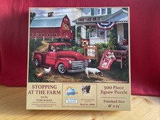 Puzzle 500 Teile Stopping At The Farm Von Sunsout England