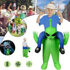 Aufblasbares Alien Kostüm Kinder,Aufblasbare Kostüme,Karneval Halloween Kostüm