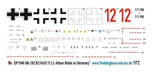 Peddinghaus decals ep1940 - peddinghaus-decals, 1/72