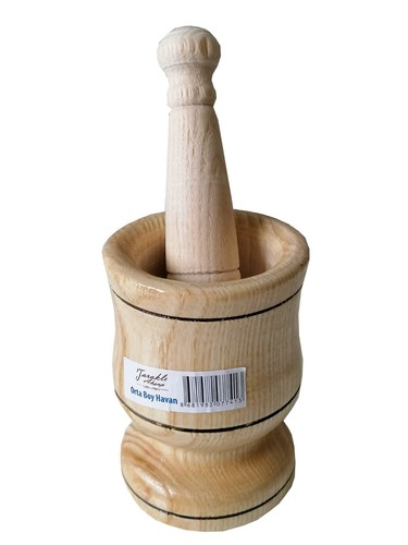 Mörser aus buchenholz - aus,