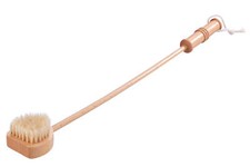 MAXIMEX Rücken Kratzer Bürste 49 cm Natur Borsten Aufhänge Kordel Holz massiv