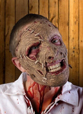 LARP Maske Horror Halloween Chainsaw Hochwertig Latex Fantasy Cosplay Fasching