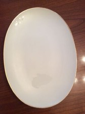 Porzellan Teller / Servierplatte /Fleisch -Fisch Platte Bavaria 33x23 cm