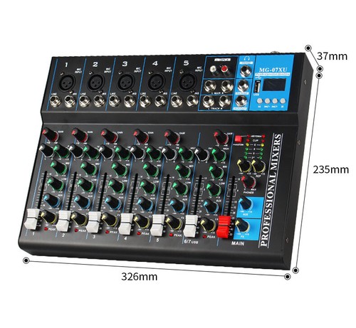 Kanal digital audio mixer - 7,