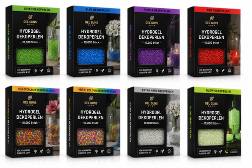 Hydrogel dekoperlen 10000 - hydrogel,