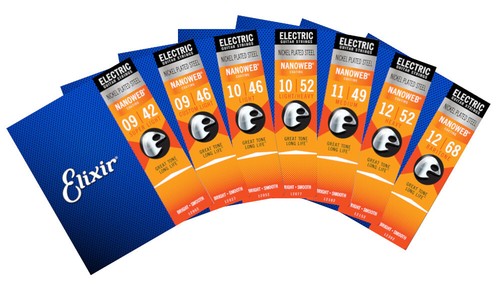 Elixir nanoweb nickel plated - -,